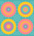 seamless pattern in indian style vector image vector image