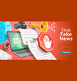 3d isometric conceptual stop vector image vector image