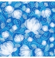 seamless floral pattern vector image vector image