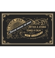 old label with floral details elements by layers vector image