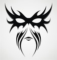 tribal mask vector image