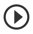 media player button icon vector image vector image
