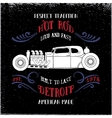 hot rod vehicle vector image