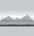 landscape for gamebackground for game black vector image vector image