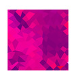 medium violet red abstract low polygon background vector image vector image