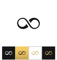 infinity symbol or cycle eternity icon vector image vector image
