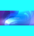 abstract banner with a gradient shapes and blur vector image