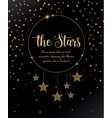 night sky with stars vector image
