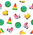 bright colored seamless pattern with children s vector image