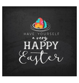 easter greeting card design element vector image vector image