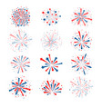 all fireworks vector image vector image