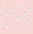 dalmatian seamless pattern spotted white black vector image