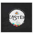 easter greeting card design element vector image vector image