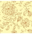 vintage floral seamless pattern element vector image vector image