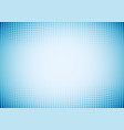 abstract waves dots pattern halftone blue vector image