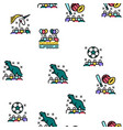kids birthday party seamless pattern vector image