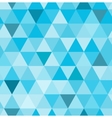 seamless retro pattern of geometric shapes blue vector image vector image