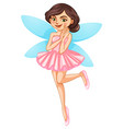 Fairy is standing on a white background Royalty Free Vector