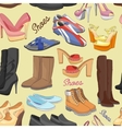 shoes color pattern vector image