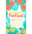summer background vector image