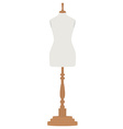 vintage tailors mannequin vector image