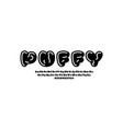 comic font cute alphabet in the cartoon style vector image vector image