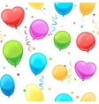 party baloon seamless pattern vector image