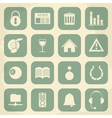 universal retro icons for web and mobile vector image vector image