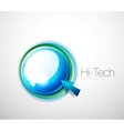 liquid bubble background vector image