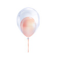 realistic balloon vector image