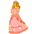beautiful princess vector image