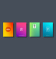 halftone abstract background with dots colorful vector image