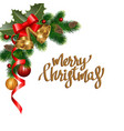 christmas postcard vector image