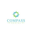 compass dental sign vector image