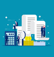 business and accounting concept finance vector image