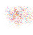colorful explosion of confetti colored grainy vector image