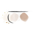 abstract circles background watercolor vector image vector image