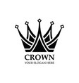 creative crown concept logo design template vector image