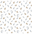 christmas scandinavian seamless patternpine cones vector image vector image