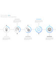 modern infographic template vector image