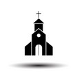 church icon vector image