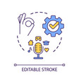 pick good podcast topic concept icon vector image vector image