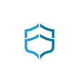 shield graphic logo icon design template element vector image vector image