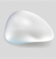 water droplet of round shape without clear borders vector image