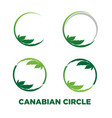 cannabis world logo designs vector image vector image
