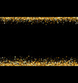 gold dust transparent black background isolated vector image