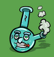 mascot of bong marijuana character clip art vector image