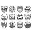 ecology nature environment conservation icons vector image vector image