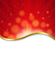 red sunburst poster vector image vector image