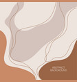 abstract background with organic flowing shapes vector image vector image